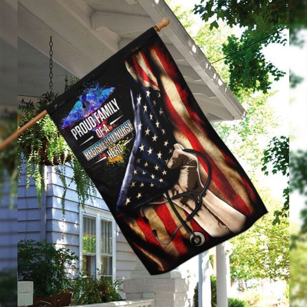 Registered Nurse Hero Flag: Proud Family Banner - Image 8