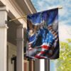 Proud Horse American Flag PN273F: Patriotic Decor & Outdoor Flags