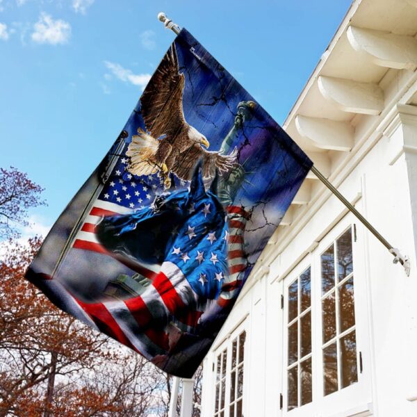 Proud Horse American Flag PN273F: Patriotic Decor & Outdoor Flags - Image 2