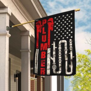 Proud Plumber American Flag Wrench QNN177F