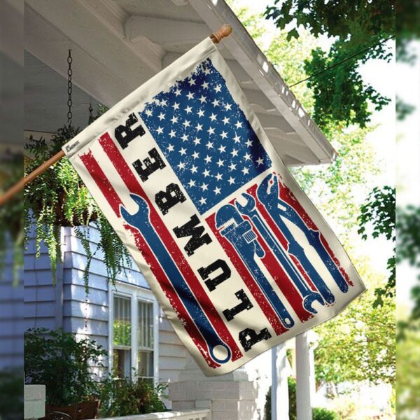 Proud Plumber Flag: QNN129F - Show Your Plumbing Pride - Image 3