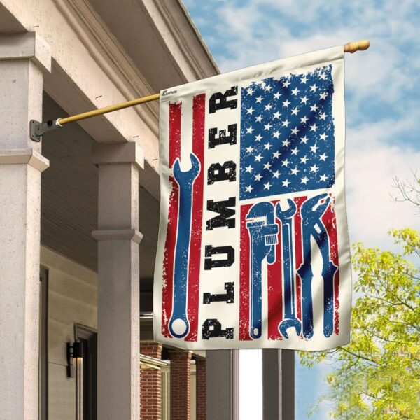 Proud Plumber Flag: QNN129F - Show Your Plumbing Pride