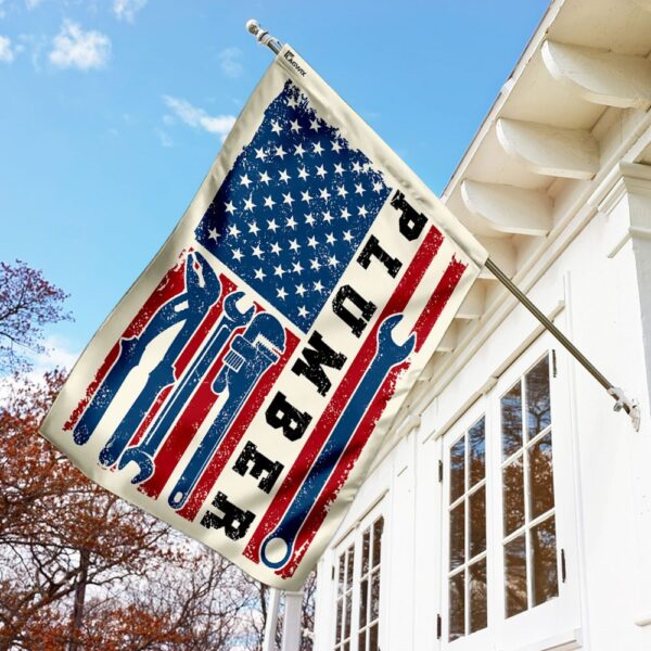 Proud Plumber Flag: QNN129F - Show Your Plumbing Pride - Image 2