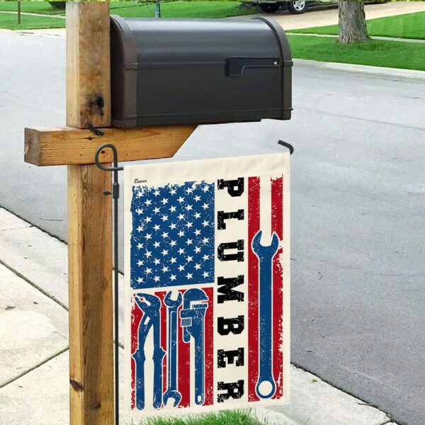 Proud Plumber Flag: QNN129F - Show Your Plumbing Pride - Image 9