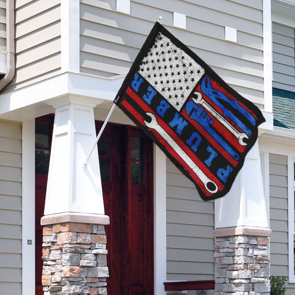 Proud Plumber Flag: Show Your Trade Pride (QNN129Fv1) - Image 4