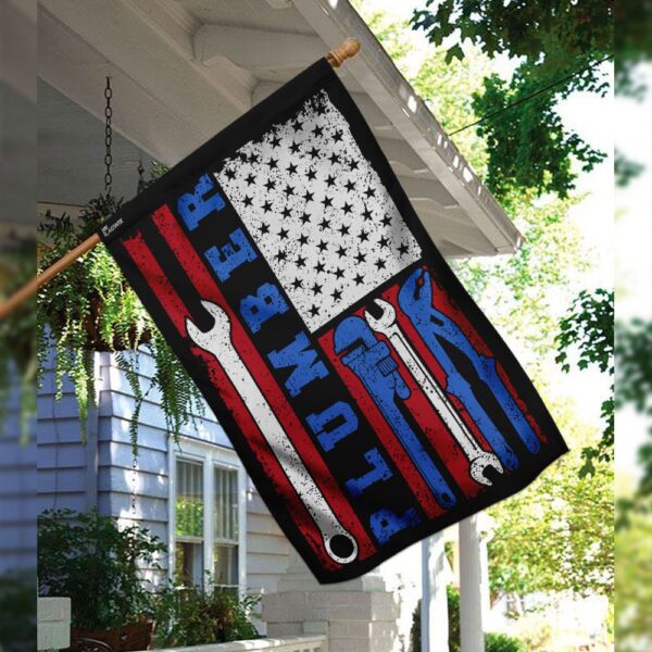 Proud Plumber Flag: Show Your Trade Pride (QNN129Fv1) - Image 3