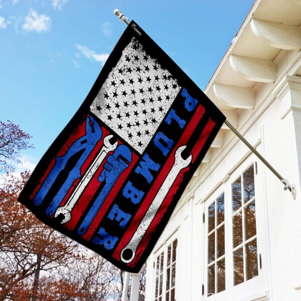 Proud Plumber Flag: Show Your Trade Pride (QNN129Fv1) - Image 2