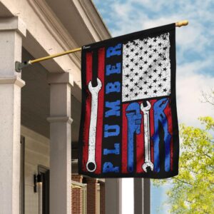 Proud Plumber Flag: Show Your Trade Pride (QNN129Fv1)
