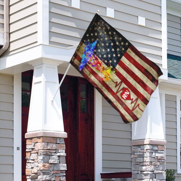 Proud RN Flag: Registered Nurse PS134F - Image 9
