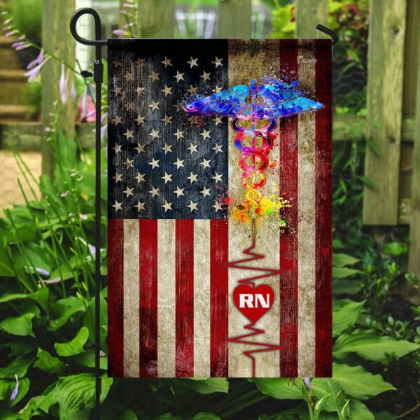 Proud RN Flag: Registered Nurse PS134F - Image 2