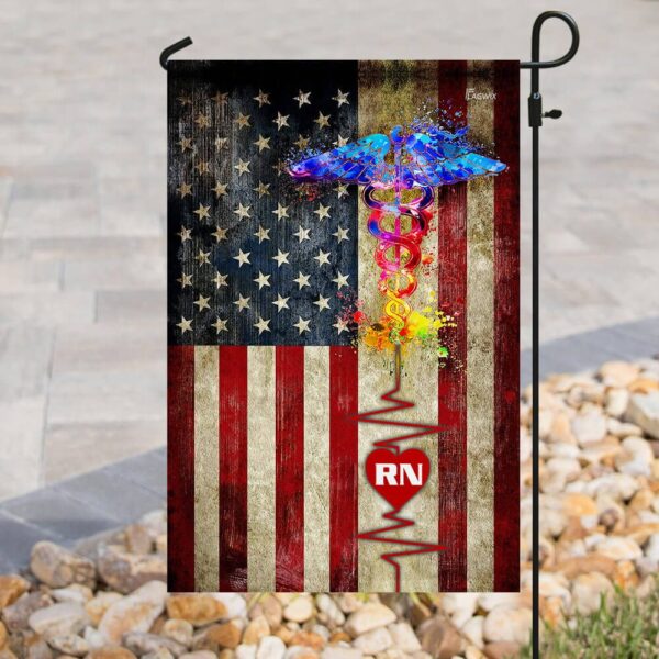 Proud RN Flag: Registered Nurse PS134F - Image 3