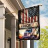 Proud Trucker Flag: QNK268F - Show Your Pride on the Road