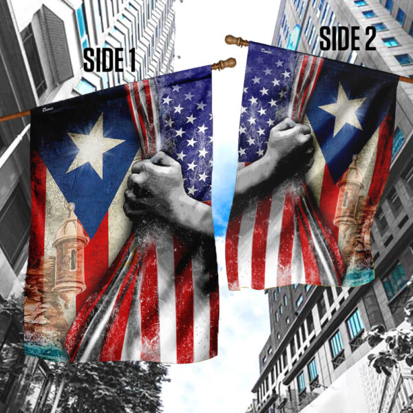 Puerto Rican Flag PSL257F2N: Authentic PR American Flag - Image 4