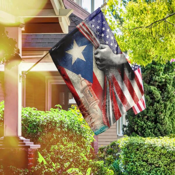 Puerto Rican Flag PSL257F2N: Authentic PR American Flag