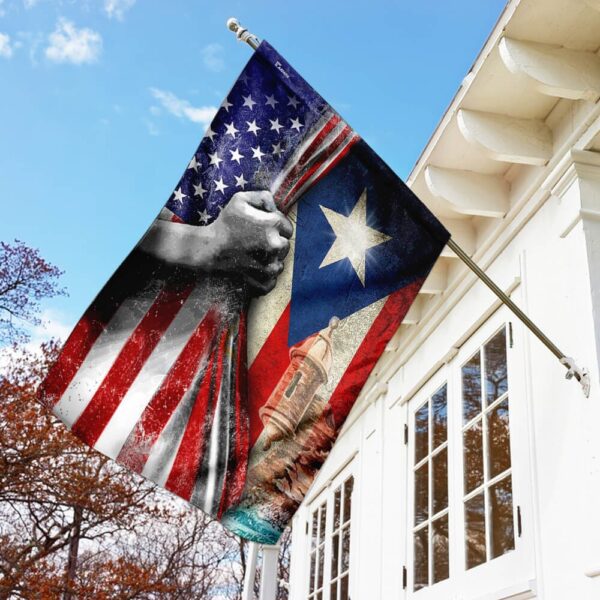 Puerto Rican Flag PSL257F2N: Authentic PR American Flag - Image 3