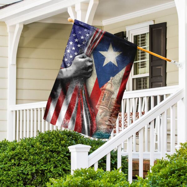 Puerto Rican Flag PSL257F2N: Authentic PR American Flag - Image 5