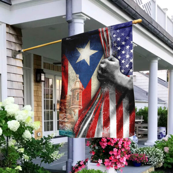 Puerto Rican Flag PSL257F2N: Authentic PR American Flag - Image 2