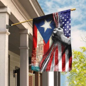 Puerto Rican American Flag PSL257Fv2