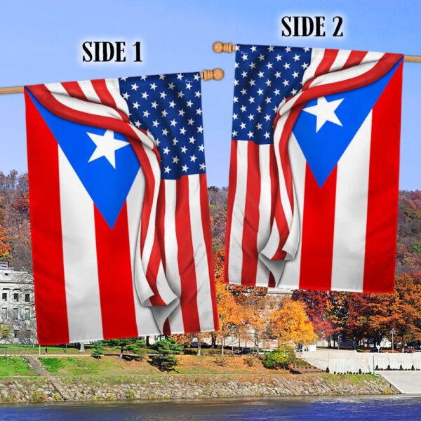 Puerto Rican Flag T-Shirt: TQN1041F - Show Your Pride - Image 2