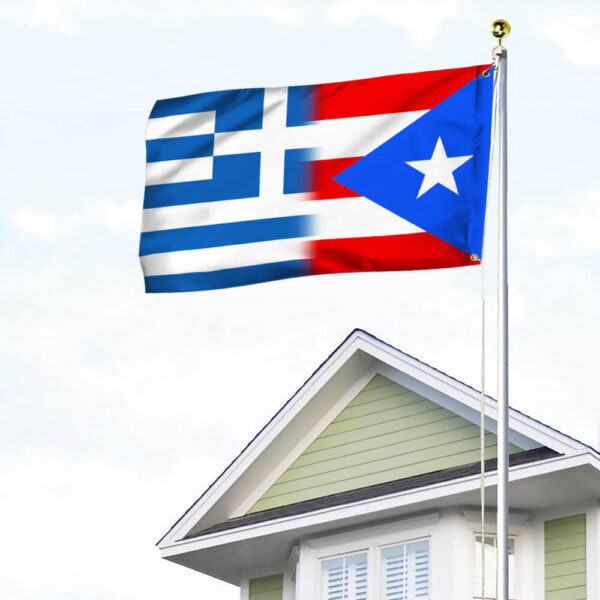 Puerto Rican & Greek Grommet Flags: TQN1411GF - Image 4