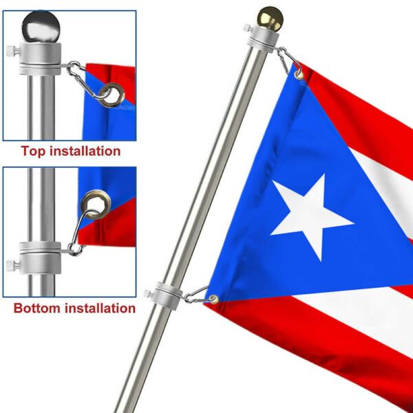 Puerto Rican & Greek Grommet Flags: TQN1411GF - Image 6