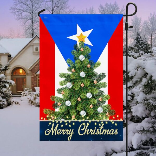 Puerto Rican Christmas Flag: Celebrate Navidad! (TQN778F) - Image 3