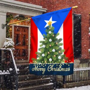 Puerto Rican Christmas Flag: Celebrate Navidad! (TQN778F)