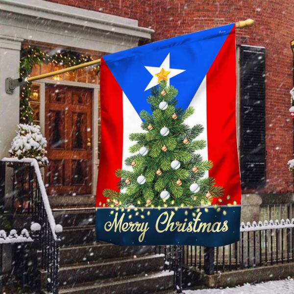 Puerto Rican Christmas Flag: Celebrate Navidad! (TQN778F)