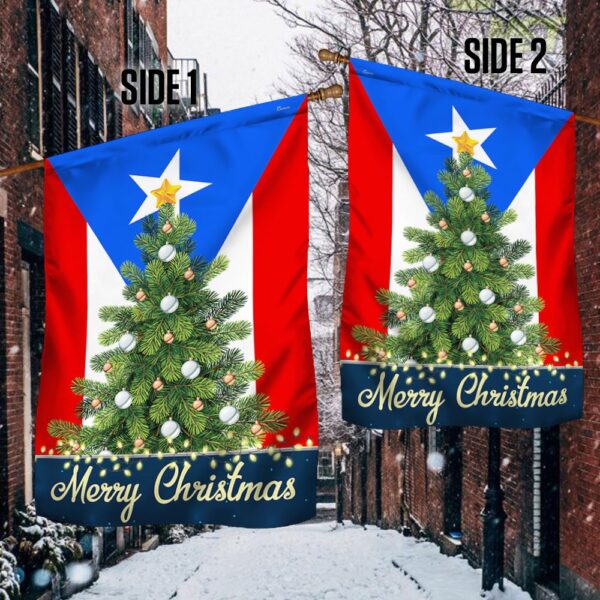 Puerto Rican Christmas Flag: Celebrate Navidad! (TQN778F) - Image 2