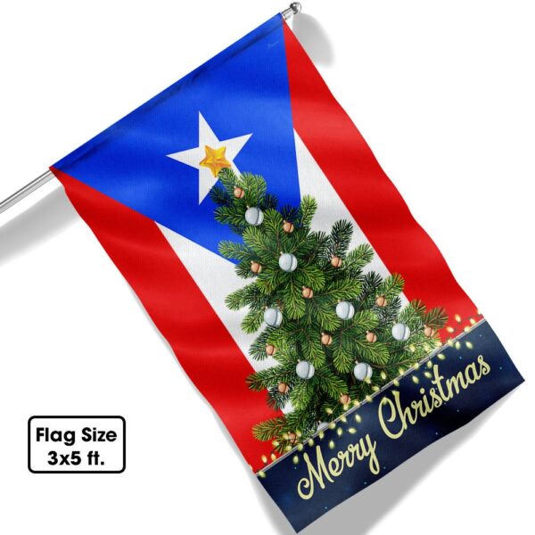 Puerto Rican Christmas Flag: Celebrate Navidad! (TQN778F) - Image 6