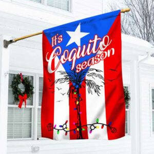 Puerto Rico Christmas Coquito Flag - LNT807F