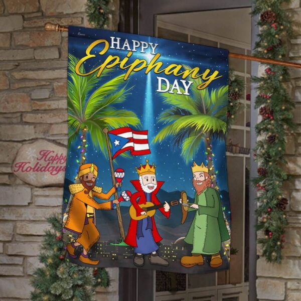 Puerto Rico Epiphany Flag: Three Wise Men LNT808F - Image 2