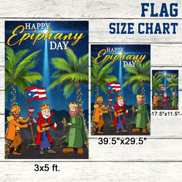 Puerto Rico Epiphany Flag: Three Wise Men LNT808F - Image 8