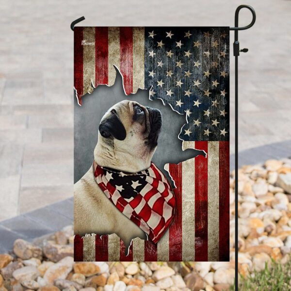 Pug Happy 4th Of July. American US Flag THN2158F - Image 8
