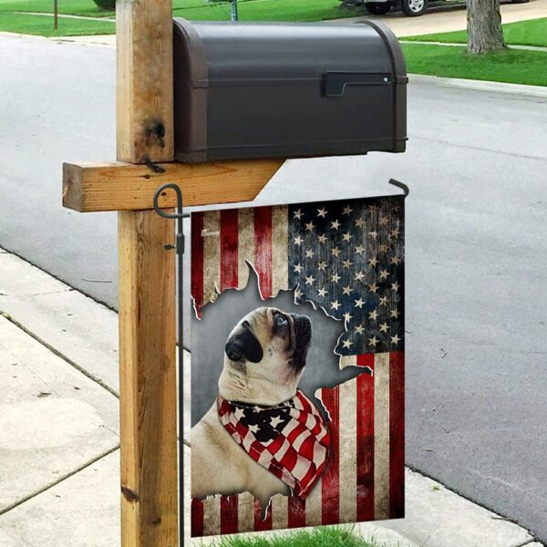 Pug Happy 4th Of July. American US Flag THN2158F - Image 9