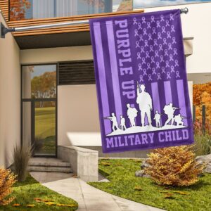 Purple Up! Military Child Flag: TQN1128F