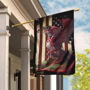 Red Dragon American Flag DDH1766F: Patriotic Decor & Apparel