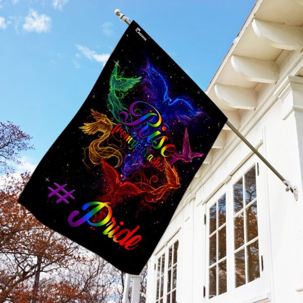 Phoenix LGBT Pride Flag: Rise From Ashes DDH1838F - Image 2