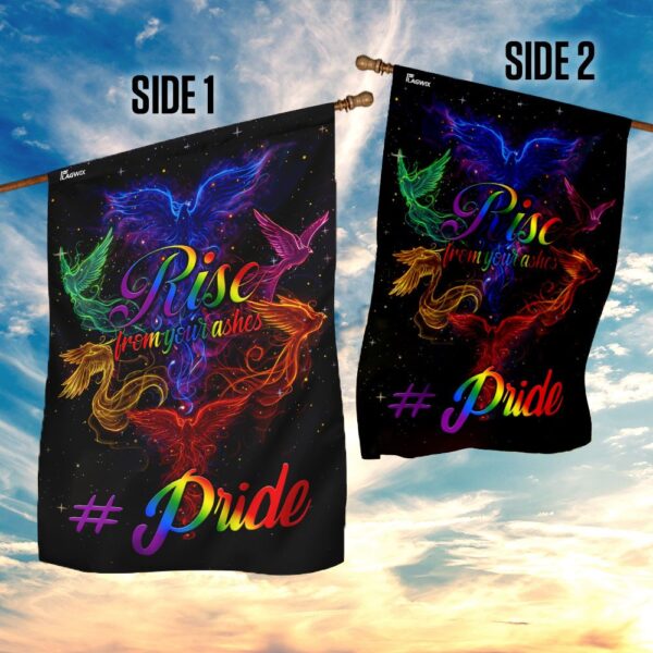 Phoenix LGBT Pride Flag: Rise From Ashes DDH1838F - Image 5
