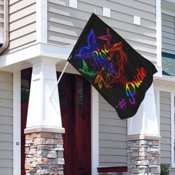Phoenix LGBT Pride Flag: Rise From Ashes DDH1838F - Image 4