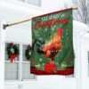 Rooster Christmas Flag: Festive Farm Decor TQN741F