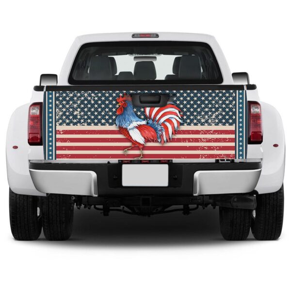 Rooster Truck Tailgate Decal: TRN96TD1 Wrap Sticker - Image 5