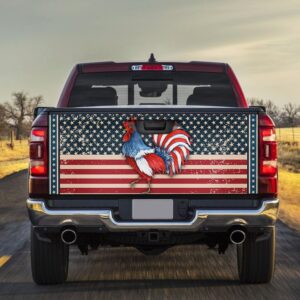 Rooster Truck Tailgate Decal: TRN96TD1 Wrap Sticker