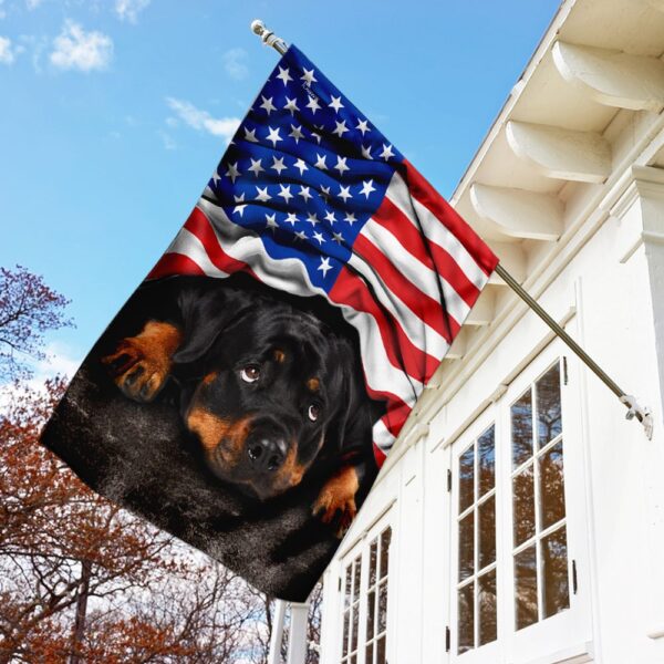 American Patriot Rottweiler Flag - Image 3