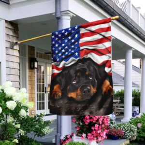 American Patriot Rottweiler Flag