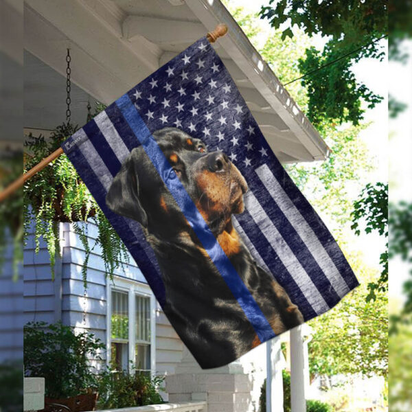 Rottweiler. The Thin Blue Line Flag - Image 3