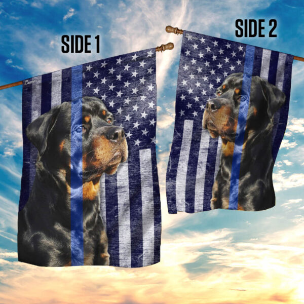 Rottweiler. The Thin Blue Line Flag - Image 5