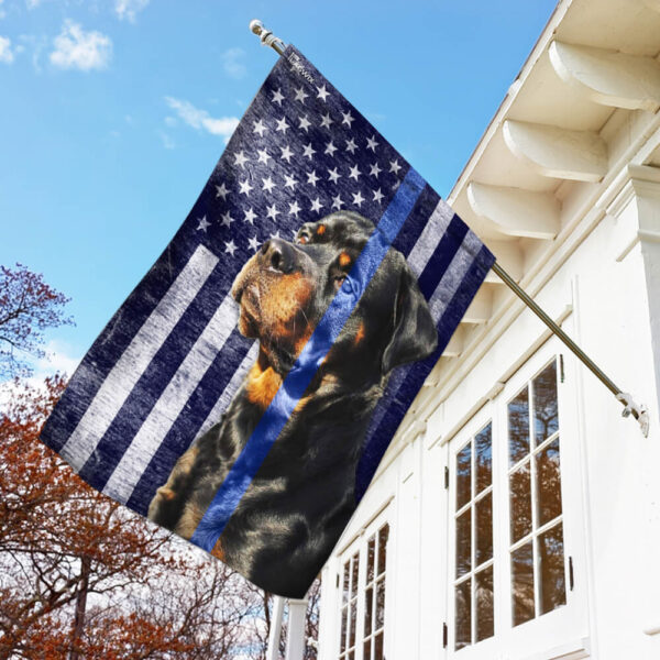 Rottweiler. The Thin Blue Line Flag - Image 2