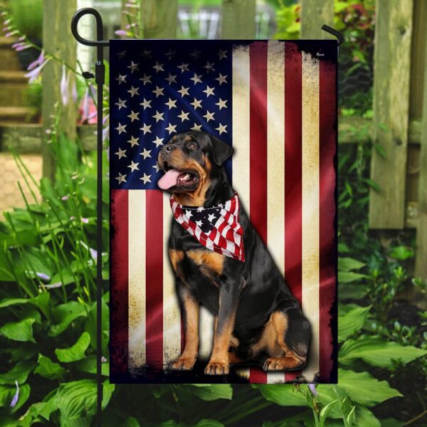Rottweiler American Flag - Image 2