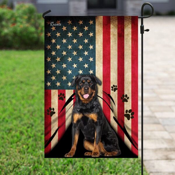 Patriotic Rottweiler Dog T-Shirt - THB2368F5 - Image 6
